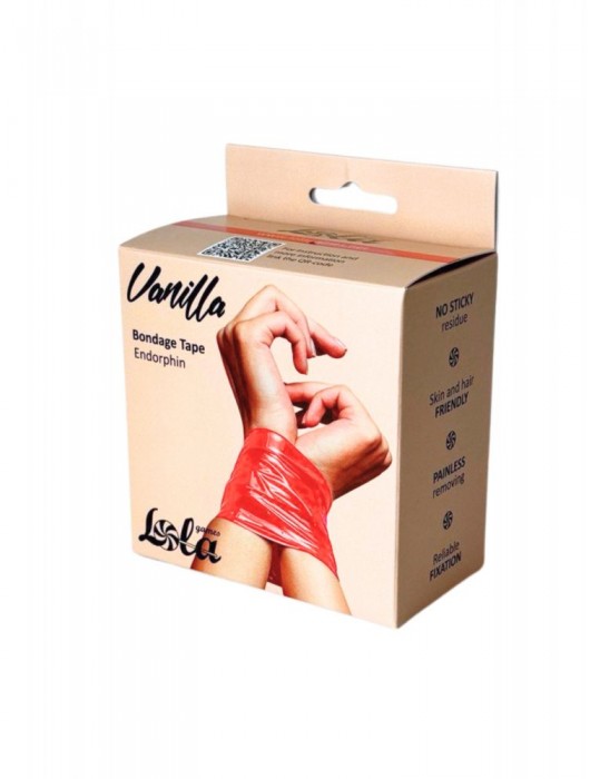 Красная бондажная лента Endorphin - Lola Games - купить с доставкой в Ставрополе