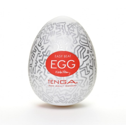 Мастурбатор-яйцо Keith Haring EGG PARTY - Tenga - в Ставрополе купить с доставкой