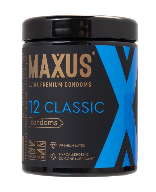 Классические презервативы MAXUS Classic - 12 шт. - Maxus - купить с доставкой в Ставрополе