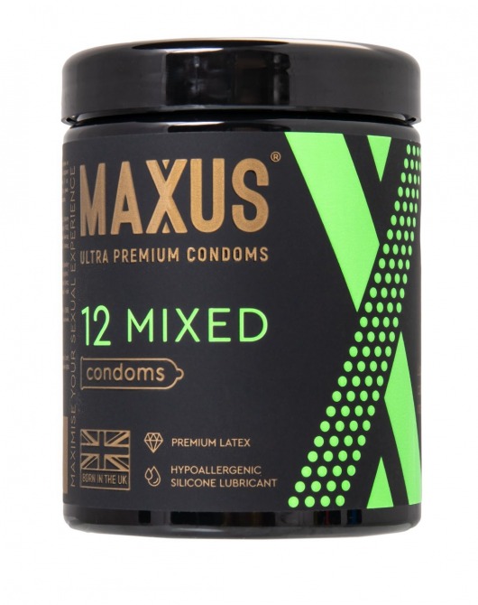 Презервативы MAXUS Mixed - 12 шт. - Maxus - купить с доставкой в Ставрополе