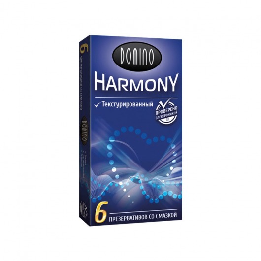 Текстурированные презервативы Domino Harmony - 6 шт. - Domino - купить с доставкой в Ставрополе