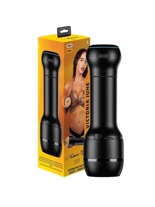 Мастурбатор-ротик с интерактивной насадкой PowerBlow   FeelVictoria Mouth - Kiiroo - в Ставрополе купить с доставкой