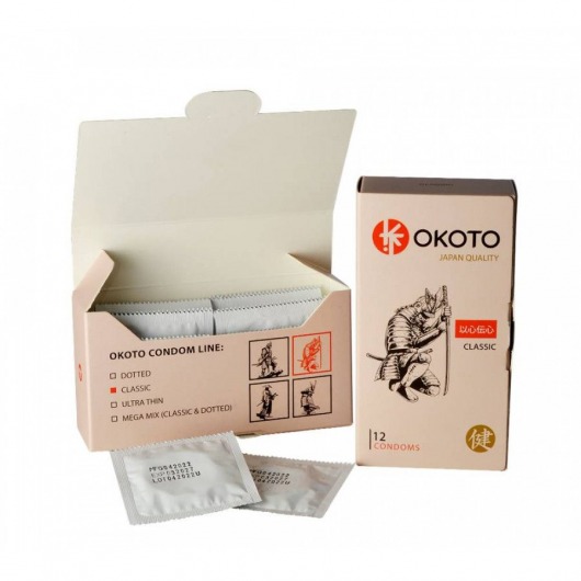 Презервативы OKOTO Classic - 12 шт. - Sitabella - купить с доставкой в Ставрополе