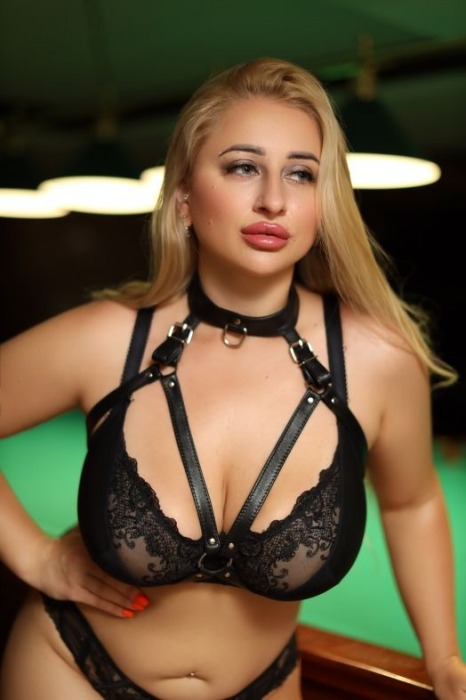 Черная кожаная сбруя с ошейником plus size из нежной кожи - БДСМ Арсенал - купить с доставкой в Ставрополе