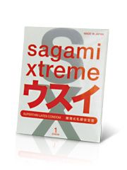 Ультратонкий презерватив Sagami Xtreme SUPERTHIN - 1 шт. - Sagami - купить с доставкой в Ставрополе