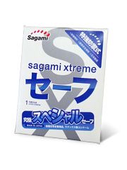 Презерватив Sagami Xtreme Ultrasafe с двойным количеством смазки - 1 шт. - Sagami - купить с доставкой в Ставрополе