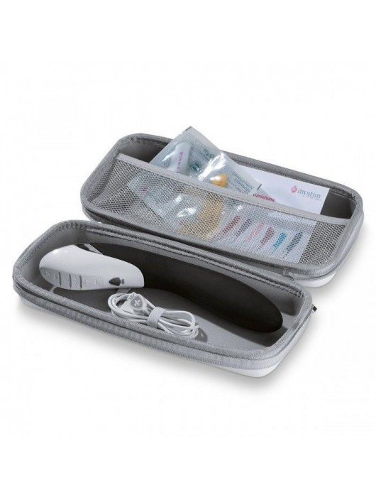 Вибратор с электростимуляцией Sizzling Simon Black Edition - 27 см. - MyStim - купить с доставкой в Ставрополе