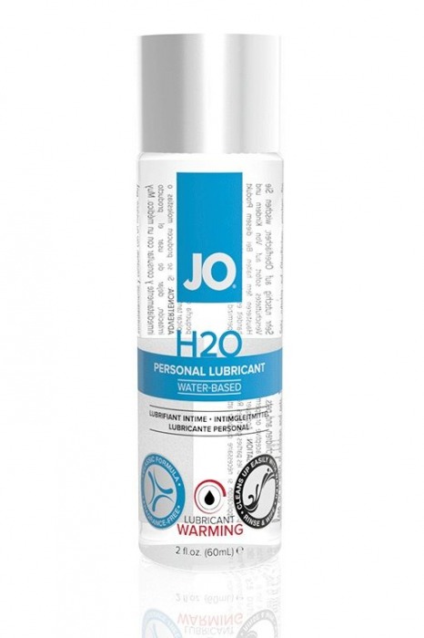 Возбуждающий лубрикант на водной основе JO Personal Lubricant H2O Warming - 60 мл. - System JO - купить с доставкой в Ставрополе