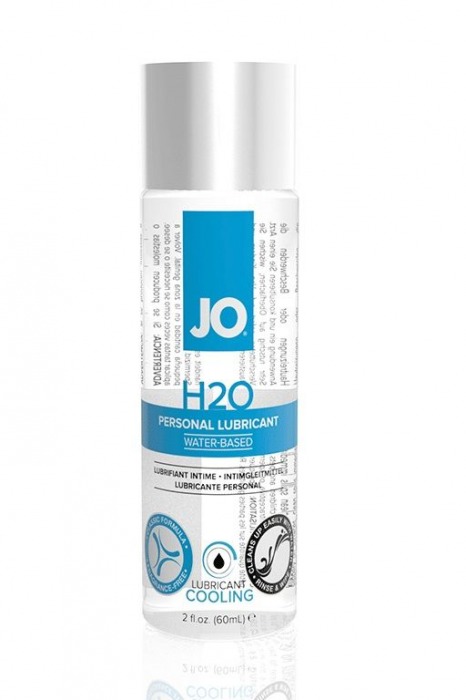 Охлаждающий лубрикант на водной основе JO Personal Lubricant H2O COOLING - 60 мл. - System JO - купить с доставкой в Ставрополе