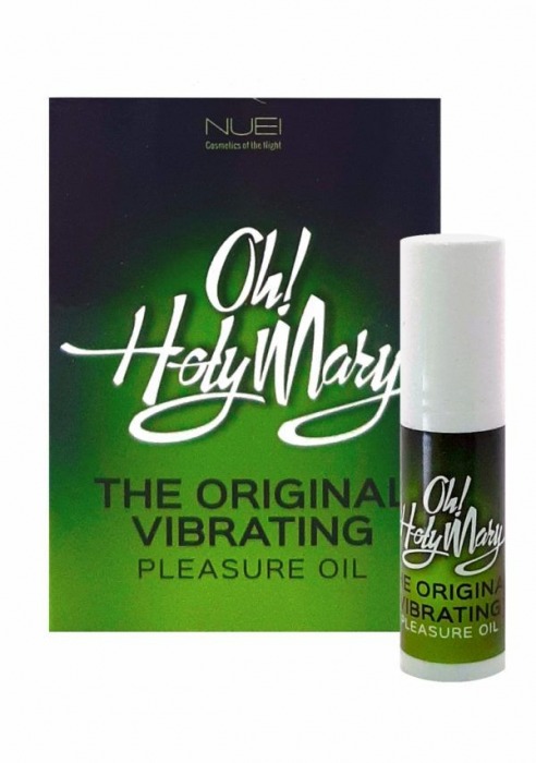 Масло унисекс с эффектом вибрации Oh! Holy Mary - 6 мл. - Nuei cosmetics - купить с доставкой в Ставрополе
