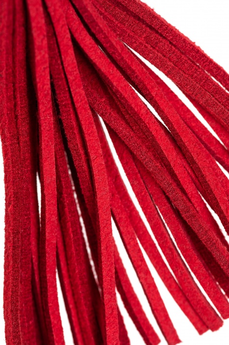 Зажимы на соски «Вилки» с красными кисточками из замши - Pecado - купить с доставкой в Ставрополе