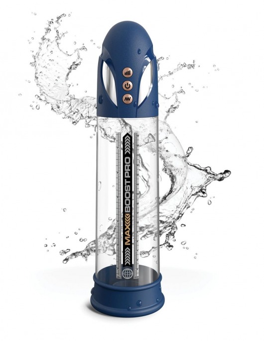 Синяя вакуумная автоматическая помпа Max Boost Pro Flow - Pipedream - в Ставрополе купить с доставкой