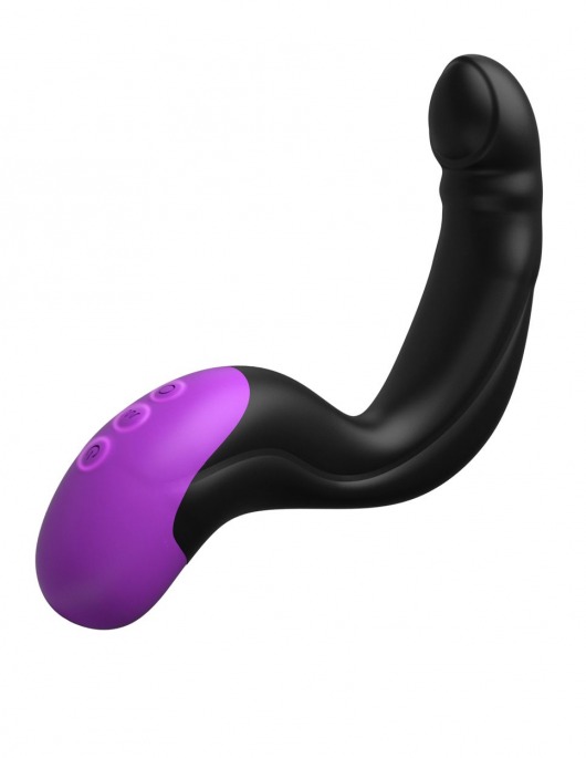 Черно-фиолетовый вибромассажёр простаты Hyper-Pulse P-Spot Massager - Pipedream - в Ставрополе купить с доставкой