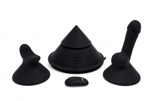 Конусный вибромассажер Cowgirl Cone с 2 насадками - CowGirl - купить с доставкой в Ставрополе