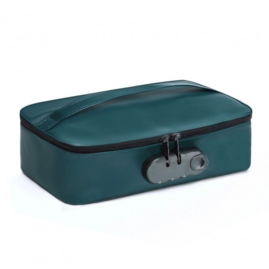 Зеленая сумочка для хранения игрушек Discreet Box - Dorcel - купить с доставкой в Ставрополе