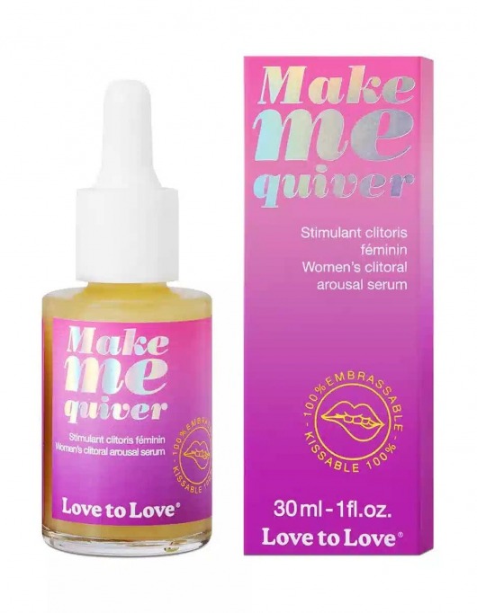 Возбуждающие капли для клитора Make Me Quiver - 30 мл. - Love to Love - купить с доставкой в Ставрополе