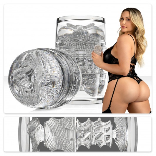 Прозрачный двусторонний мастурбатор Fleshlight Quickshot Mia Malkova - Fleshlight - в Ставрополе купить с доставкой