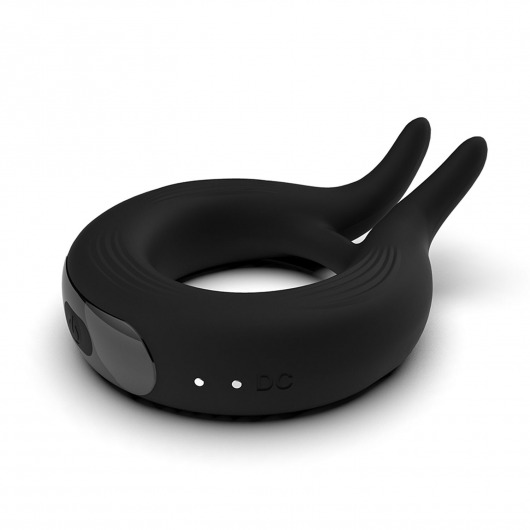Черное эрекционное кольцо Marry Me Rechargeable Vibrating Cockring - Adrien Lastic - в Ставрополе купить с доставкой