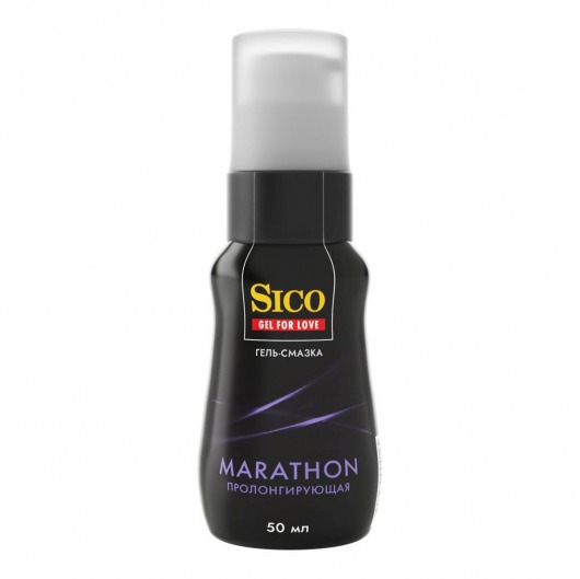 Пролонгирующая гель-смазка Sico Marathon - 50 мл. - Sico - купить с доставкой в Ставрополе