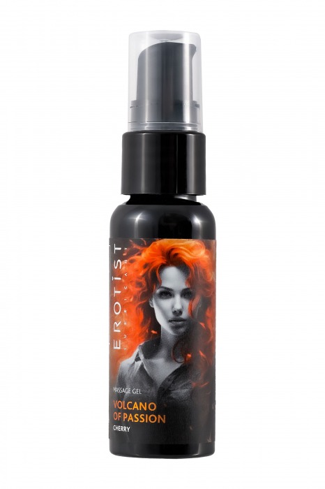 Гель с эффектом вибрации Volcano Of Passion со вкусом вишни - 25 мл. - Erotist Lubricants - купить с доставкой в Ставрополе