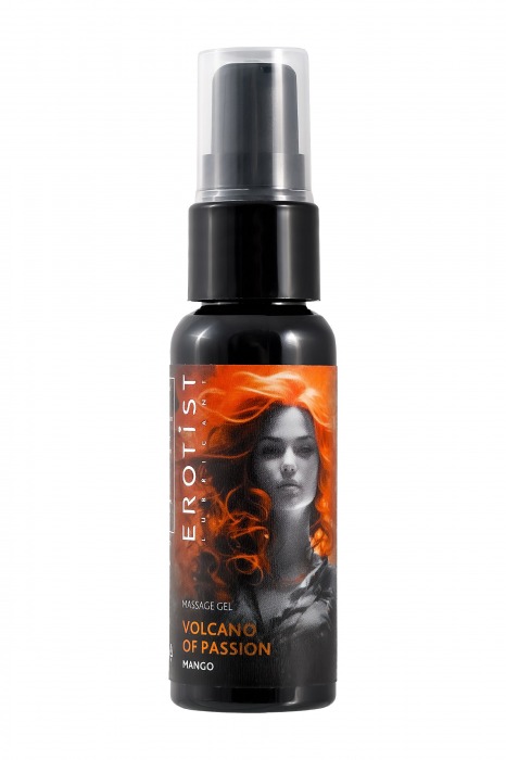 Гель с эффектом вибрации Volcano Of Passion со вкусом манго - 25 мл. - Erotist Lubricants - купить с доставкой в Ставрополе