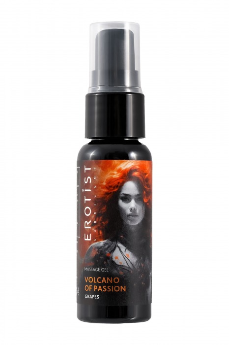 Гель с эффектом вибрации Volcano Of Passion со вкусом винограда - 25 мл. - Erotist Lubricants - купить с доставкой в Ставрополе