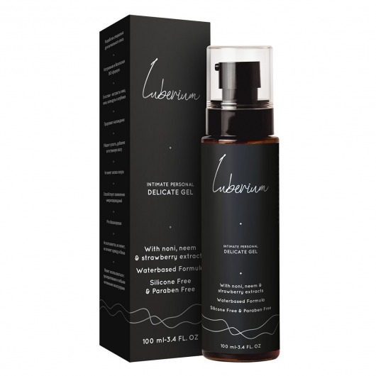 Интимный гель с экстрактами нони, нима и клубники Luberium Delicate Waterbased - 100 мл. - Luberium - купить с доставкой в Ставрополе