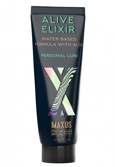 Интимный гель на водной основе MAXUS Alive Elixir - 75 мл. - Maxus - купить с доставкой в Ставрополе