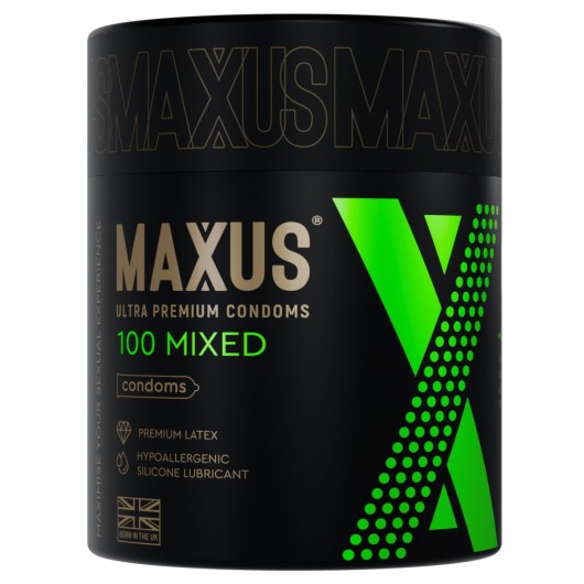 Презервативы MAXUS Mixed - 100 шт. - Maxus - купить с доставкой в Ставрополе