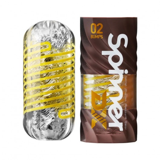 Мастурбатор Tenga Spinner DX 02 Bumps - Tenga - в Ставрополе купить с доставкой