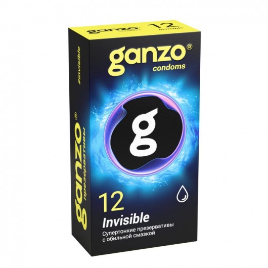 Супертонкие презервативы Ganzo Invisible - 12 шт. - Ganzo - купить с доставкой в Ставрополе
