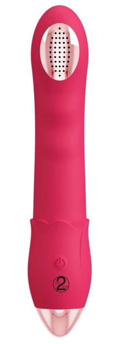 Малиновая насадка на душ с вибрацией Showers to orgasm - 20,1 см. - Orion - купить с доставкой в Ставрополе