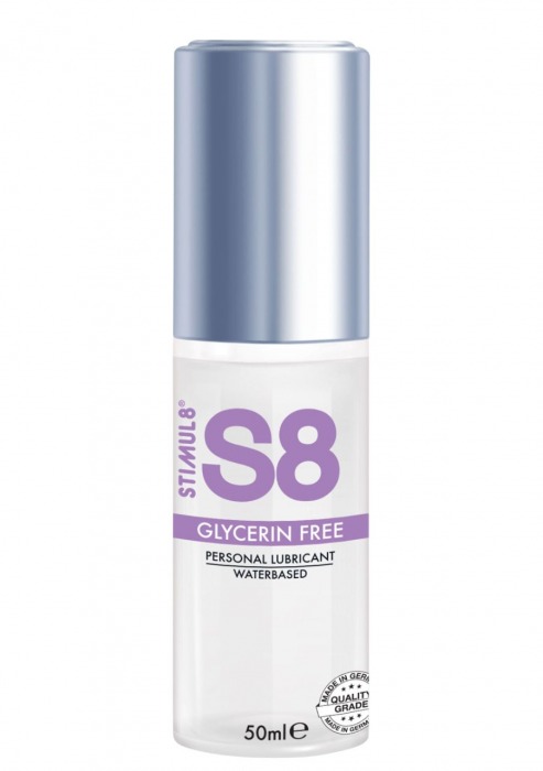 Лубрикант на водной основе S8 Glycerin Free без глицерина - 50 мл. - Stimul8 - купить с доставкой в Ставрополе