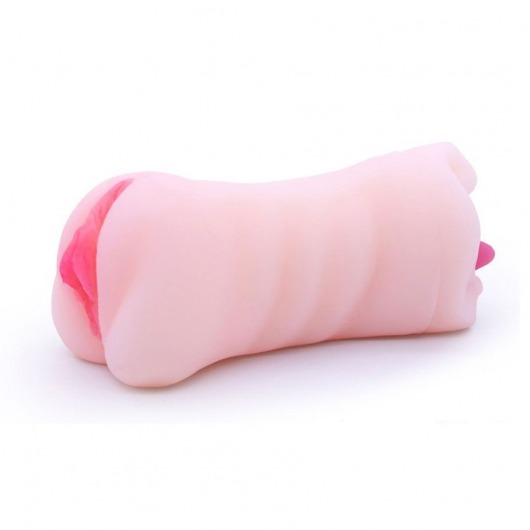 Телесный двусторонний мастурбатор - вагина и ротик - Boys of Toys - в Ставрополе купить с доставкой Телесный двусторонний мастурбатор - вагина и ротик - Boys of Toys - в Ставрополе купить с доставкой