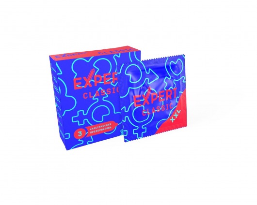Презервативы увеличенного размера Expert Classic XXL - 3 шт. - Expert - купить с доставкой в Ставрополе