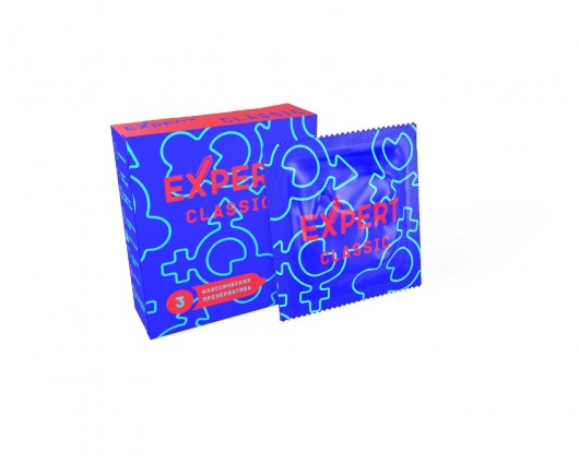 Классические презервативы Expert Classic - 3 шт. - Expert - купить с доставкой в Ставрополе
