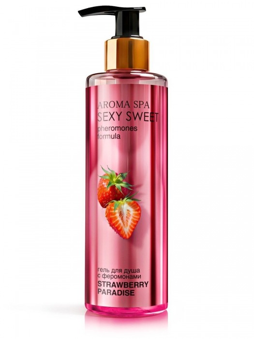 Гель для душа с феромонами и ароматом клубники Strawberry Paradise - 200 мл. -  - Магазин феромонов в Ставрополе