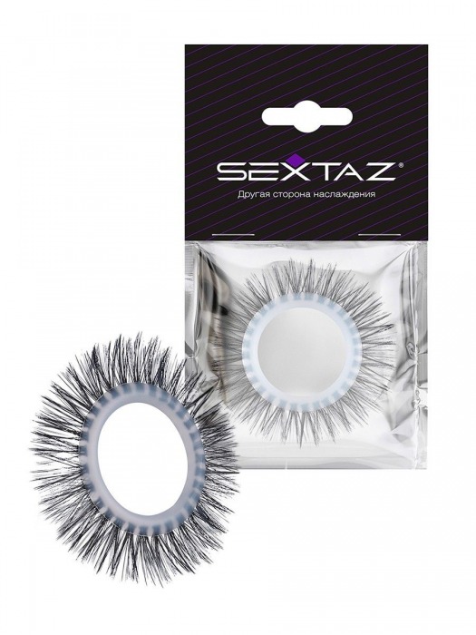 Круглое эрекционное кольцо с длинными «ресничками» - Sextaz - в Ставрополе купить с доставкой