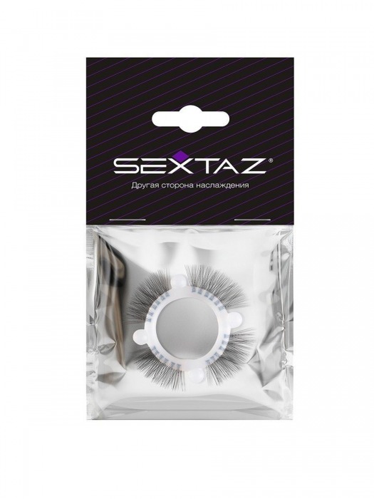 Эластичное кольцо с «ресничками» и 4 шариками - Sextaz - в Ставрополе купить с доставкой