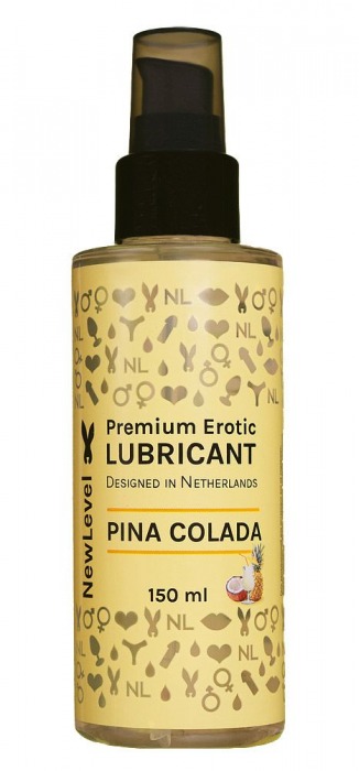 Ароматизированный лубрикант на водной основе NewLevel Pina Colada - 150 мл. - NewLevel - купить с доставкой в Ставрополе
