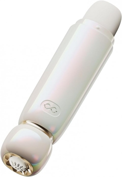 Бежевый вакуумный стимулятор клитора Lia - Zalo