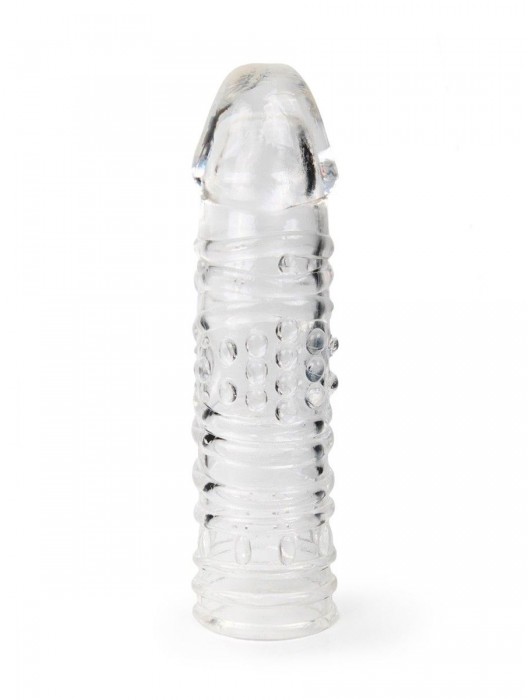Прозрачная закрытая насадка на пенис - 17 см. - Sex Expert - в Ставрополе купить с доставкой