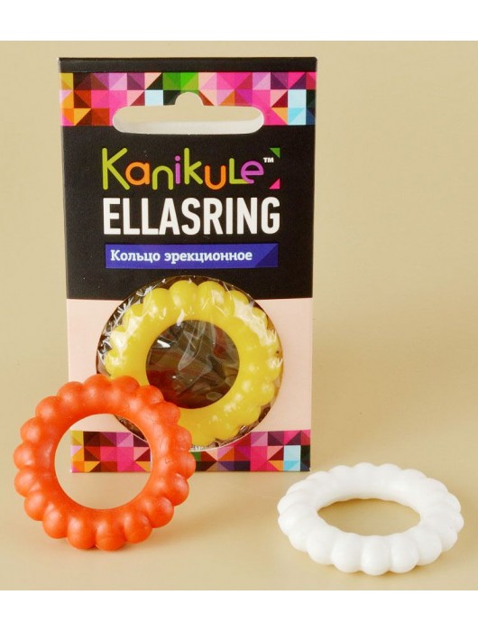 Цветное рельефное эрекционное кольцо Ellasring - Sitabella - в Ставрополе купить с доставкой