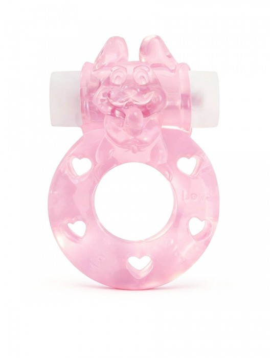 Розовое эрекционное виброкольцо в форме зайчика - 1137 - в Ставрополе купить с доставкой