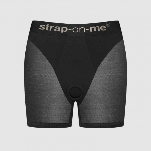 Трусики-шорты для фиксации насадок Strap-on-me Harness Lingerie Halo - size XS - Strap-on-me - купить с доставкой в Ставрополе