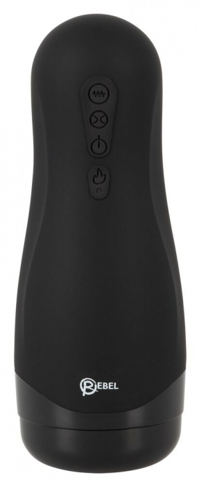 Черный вибромастурбатор с подогревом Masturbator with 3 Functions - Orion - в Ставрополе купить с доставкой
