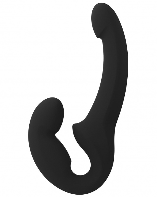 Черный безремневой страпон Share Lite - Fun Factory - купить с доставкой в Ставрополе