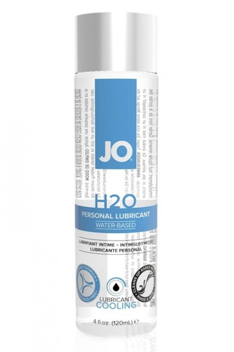 Охлаждающий лубрикант на водной основе JO Personal Lubricant H2O COOLING - 120 мл. - System JO - купить с доставкой в Ставрополе