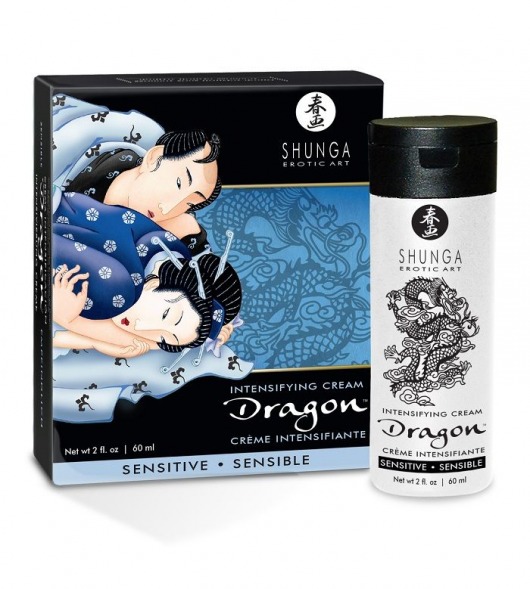 Интимный мужской крем SHUNGA DRAGON SENSITIVE - 60 мл. - Shunga - купить с доставкой в Ставрополе