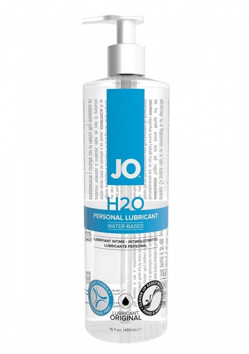 Лубрикант на водной основе JO Personal Lubricant H2O с дозатором - 480 мл. - System JO - купить с доставкой в Ставрополе